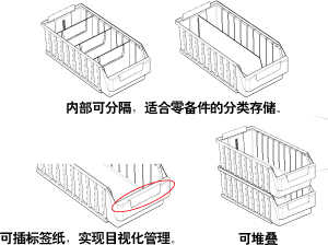 背挂式零件盒